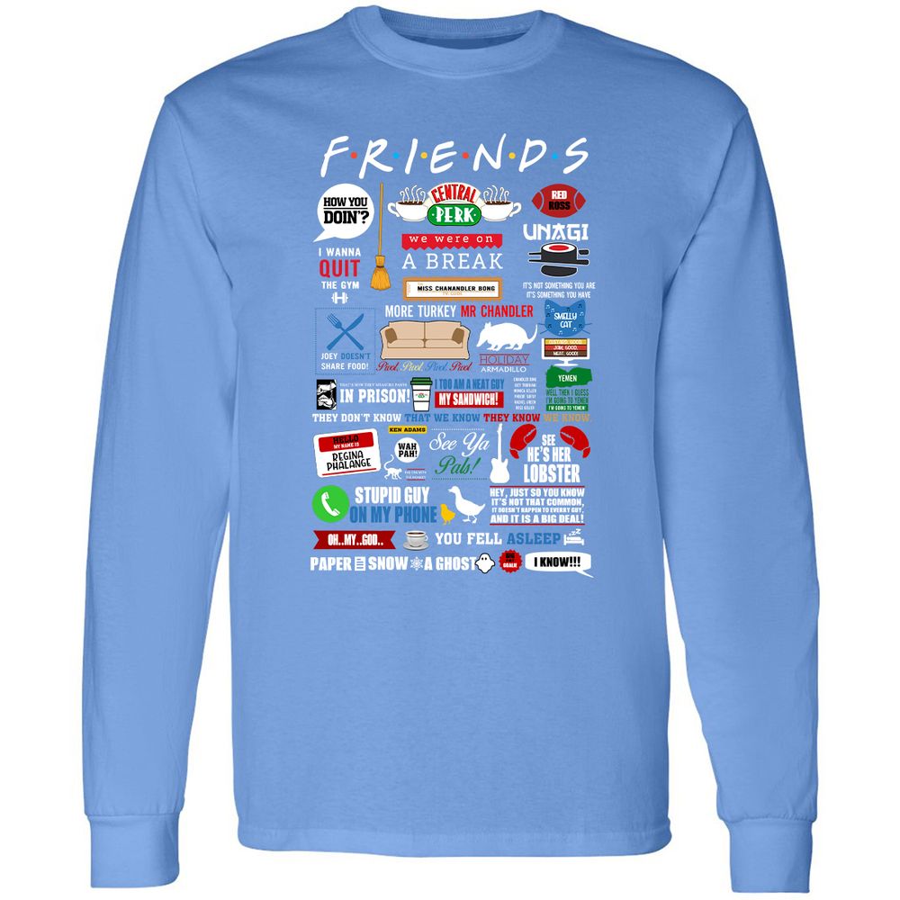 Long Sleeve T-Shirt - SZZQVDMZ - Carolina Blue - 12