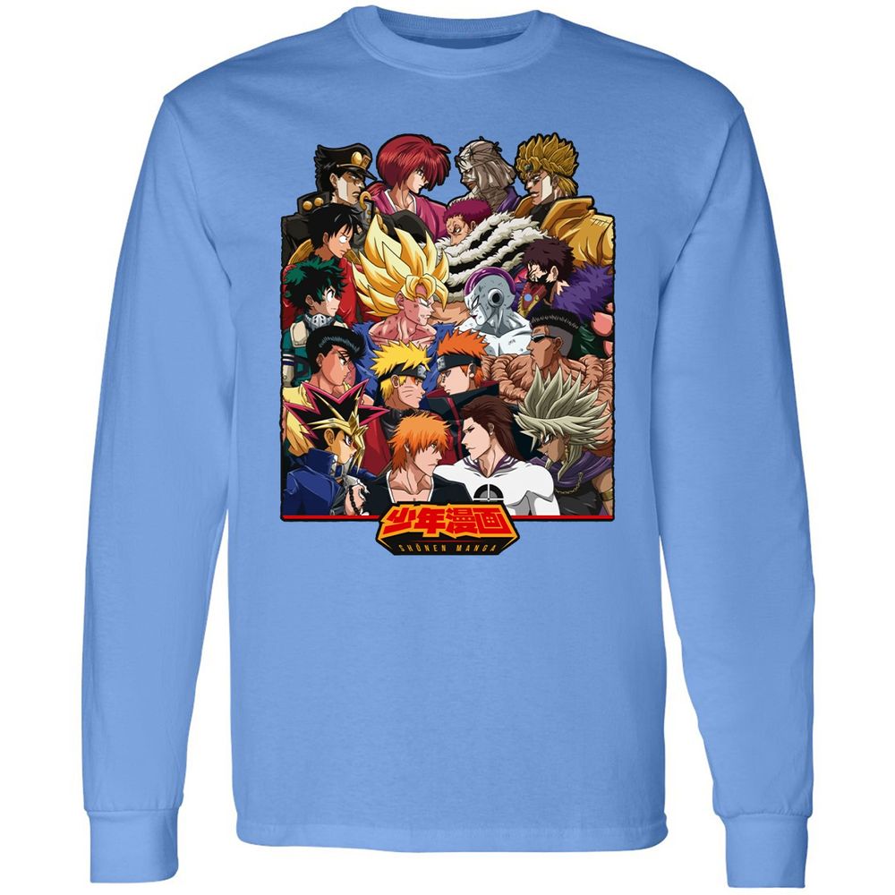 Long Sleeve T-Shirt - KUD3Y13E - Carolina Blue - 12