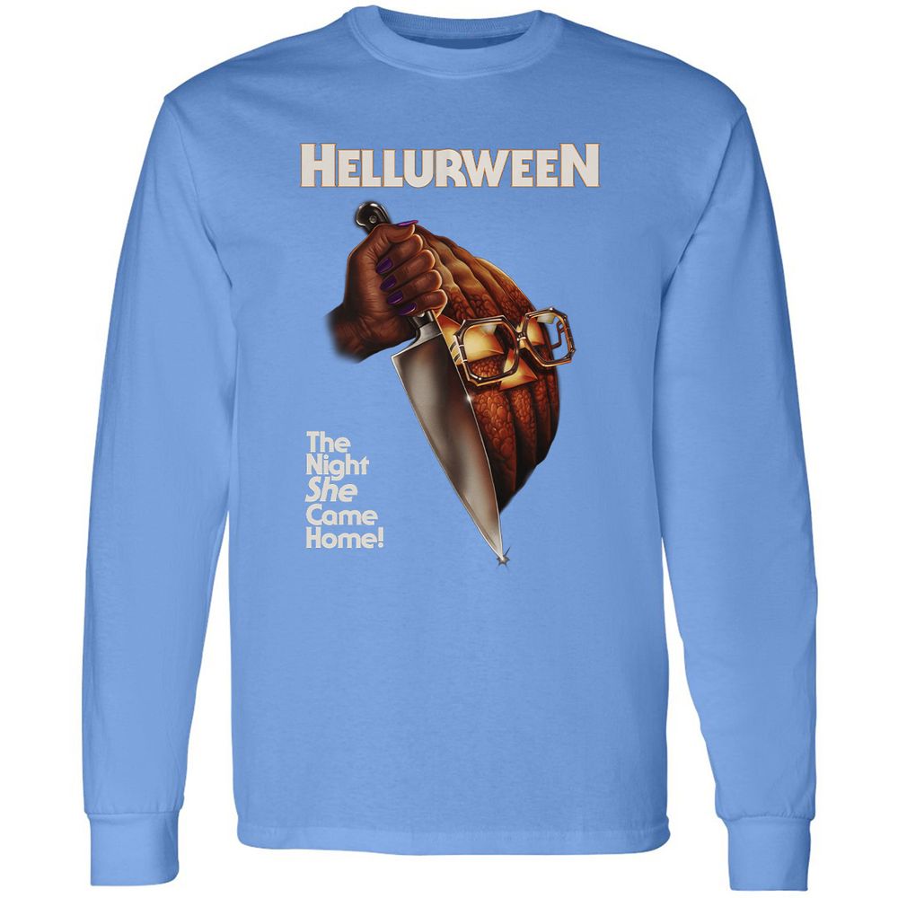 Long Sleeve T-Shirt - 8F7VSQPC - Carolina Blue - 12