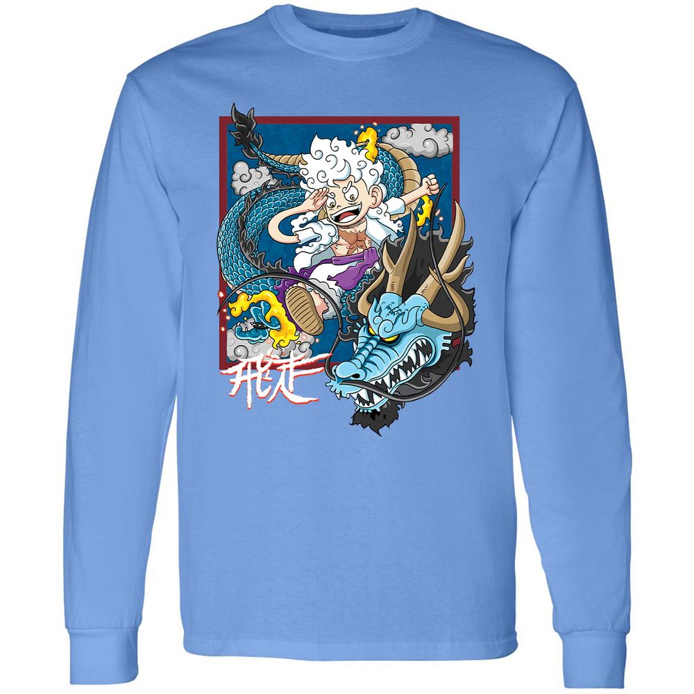 Long Sleeve T-Shirt - FH91H2Y5 - Carolina Blue - 12