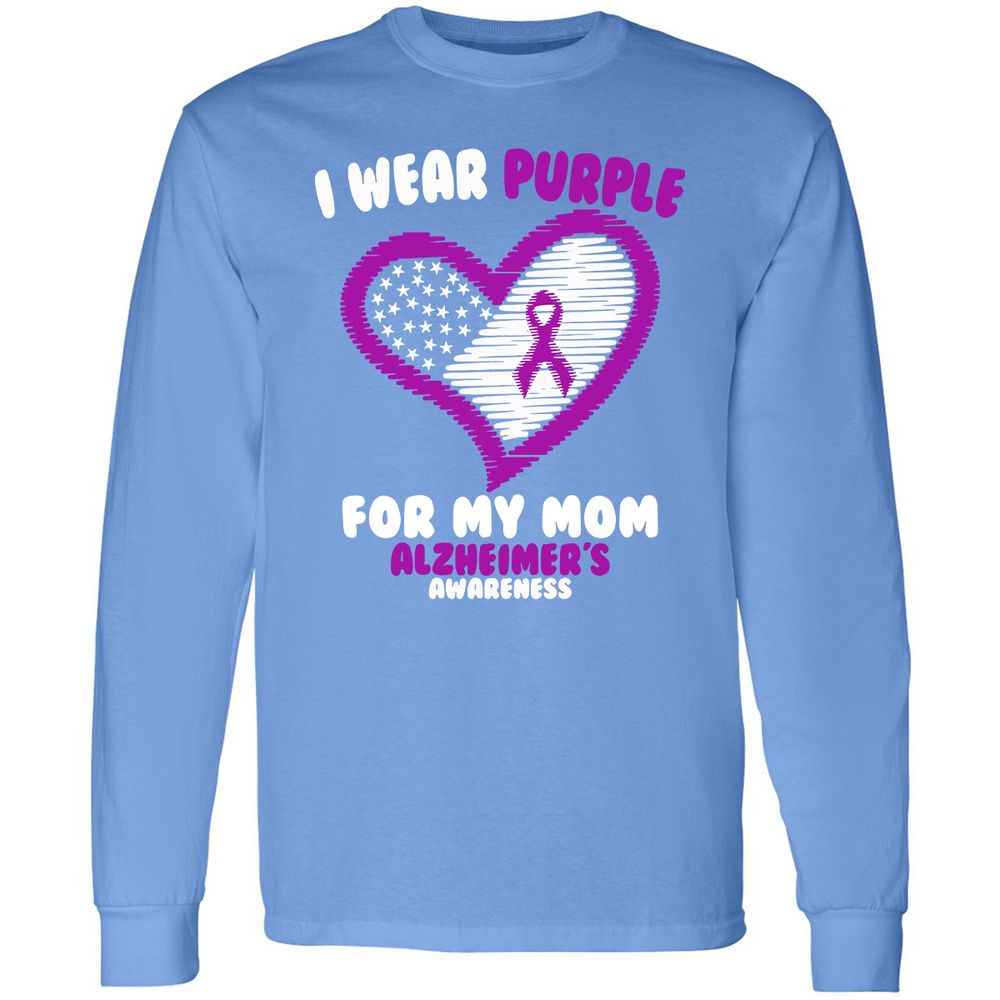 Long Sleeve T-Shirt - XZM6517F - Carolina Blue - 12
