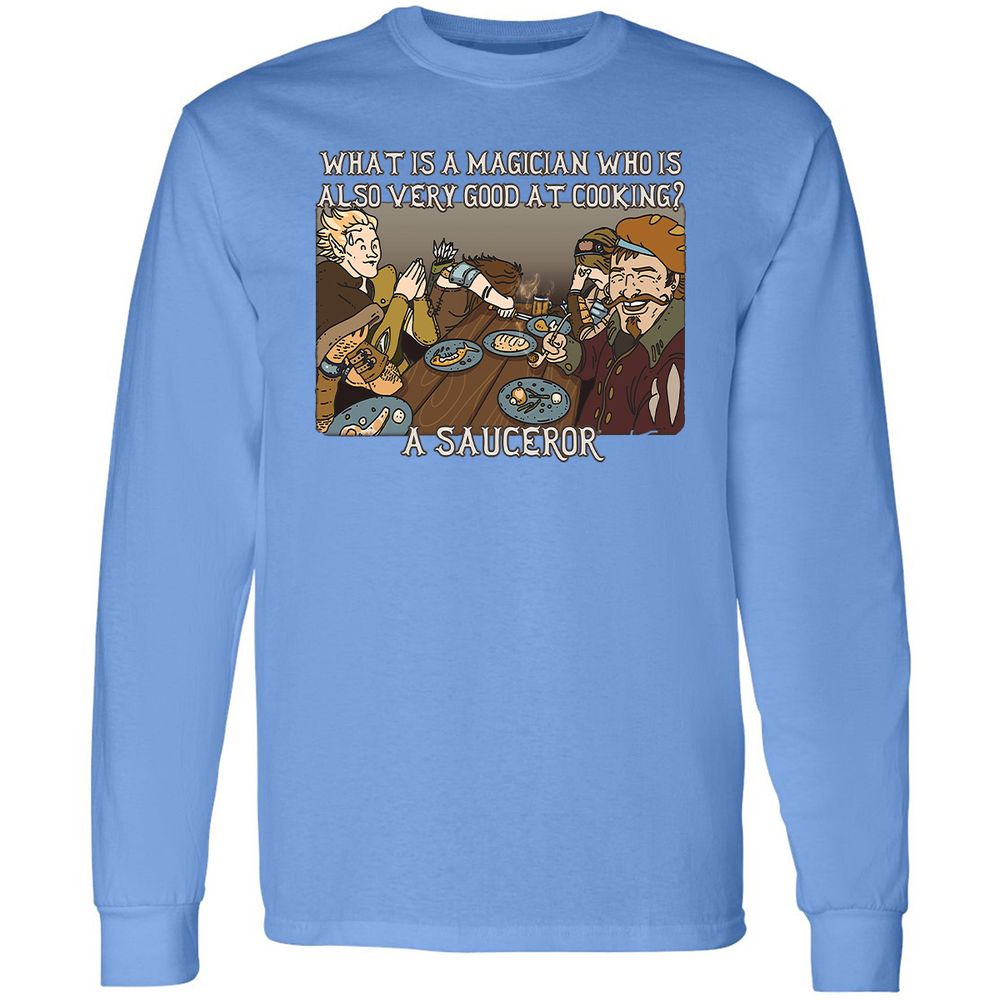 Long Sleeve T-Shirt - ELW9WJ2X - Carolina Blue - 12