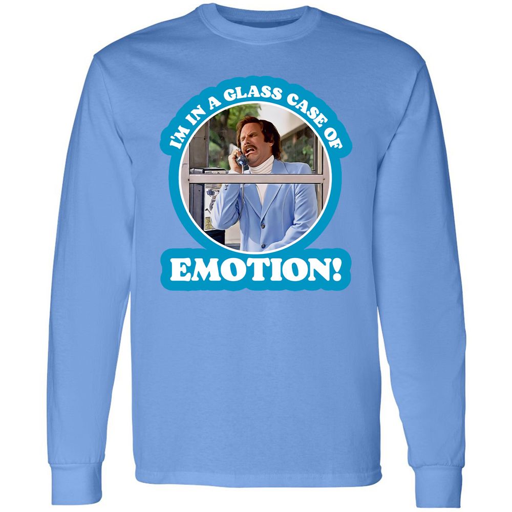 Long Sleeve T-Shirt - E5JVEUN9 - Carolina Blue - 12
