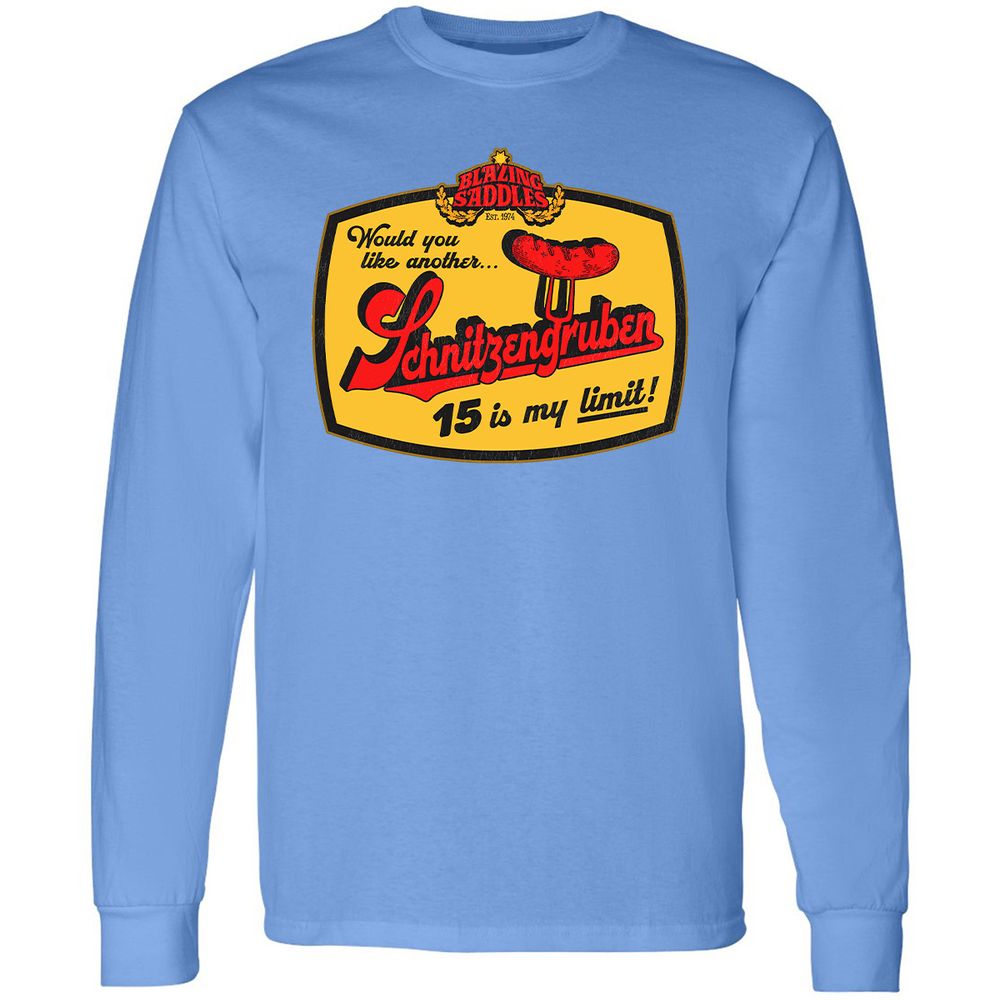 Long Sleeve T-Shirt - BJG66XCK - Carolina Blue - 12