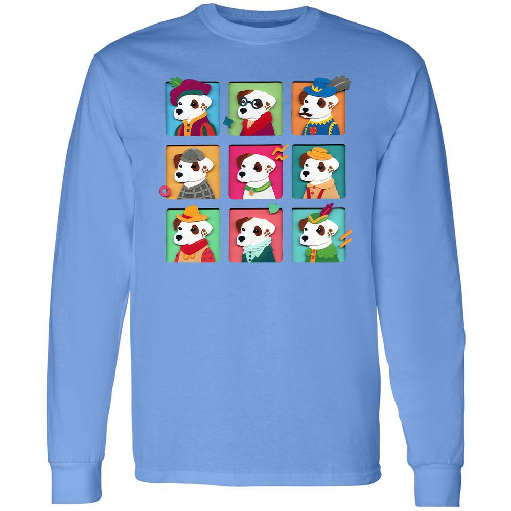 Long Sleeve T-Shirt - AFG8L641 - Carolina Blue - 12