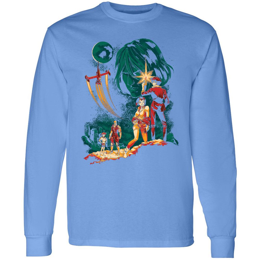 Long Sleeve T-Shirt - SMXCAV4E - Carolina Blue - 12