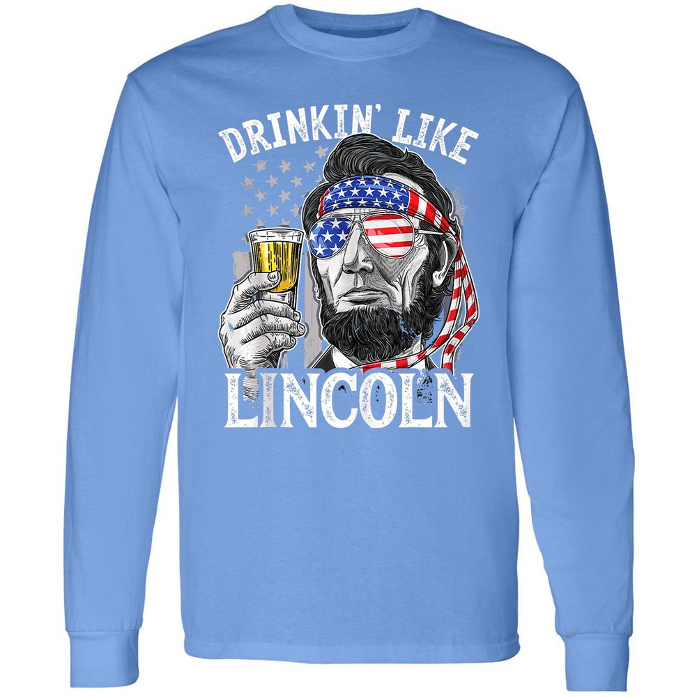 Long Sleeve T-Shirt - FY5DWR2U - Carolina Blue - 12