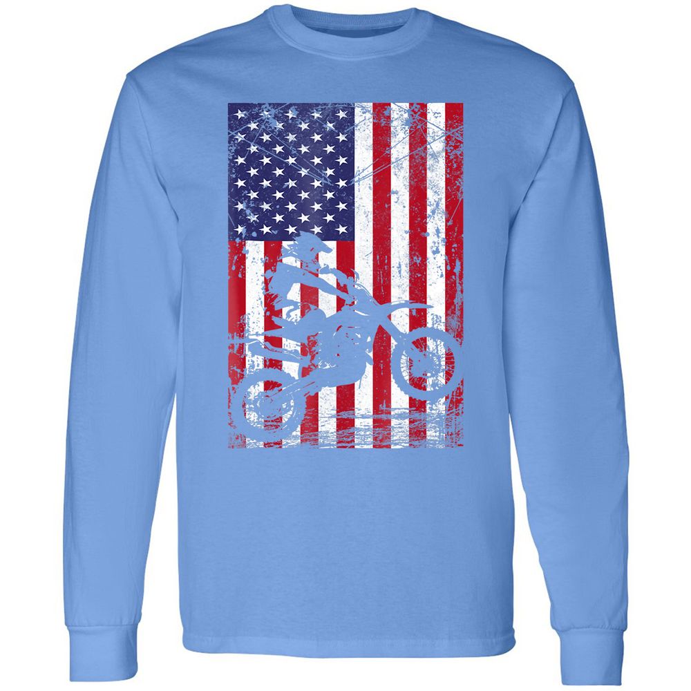 Long Sleeve T-Shirt - H2HMWKKS - Carolina Blue - 12