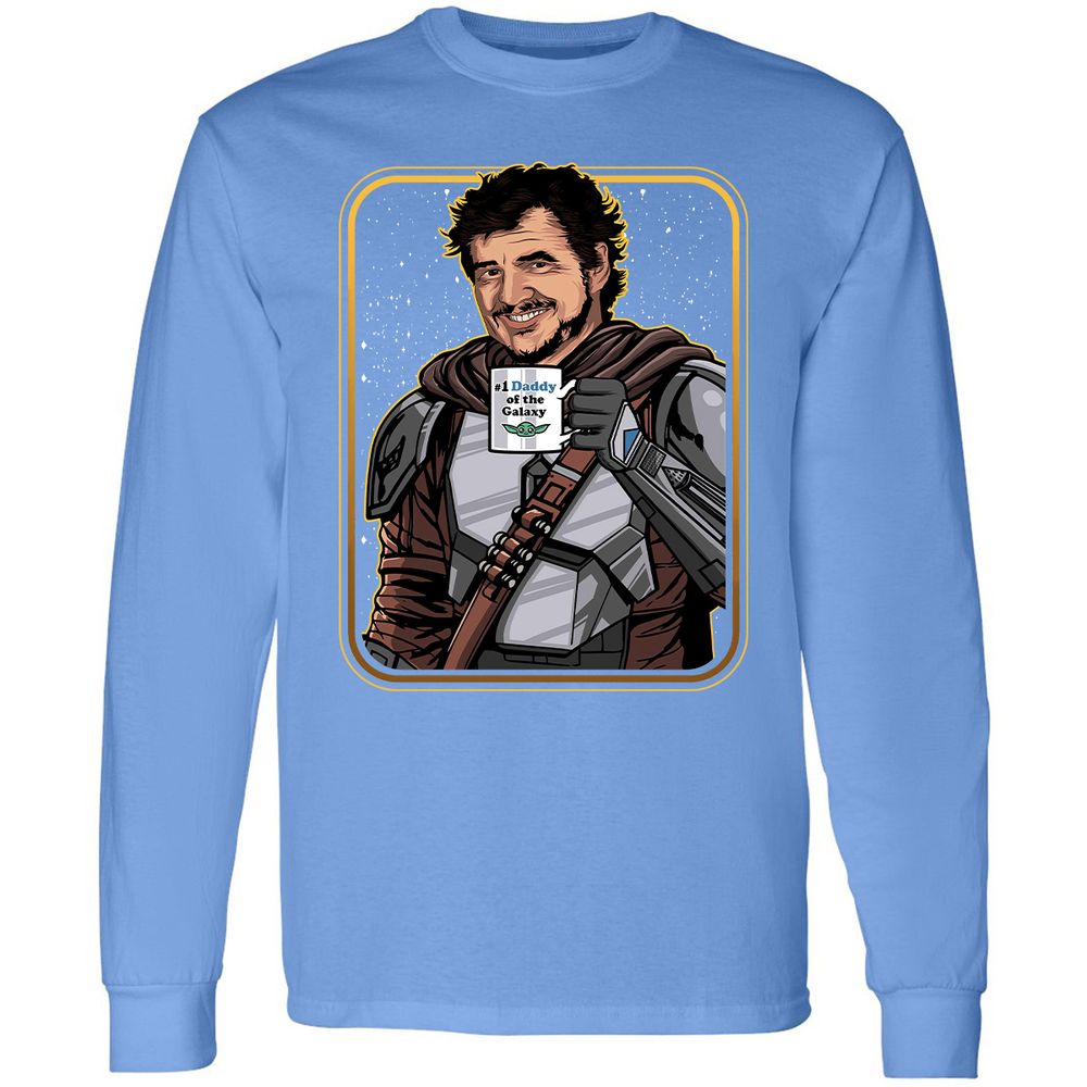 Long Sleeve T-Shirt - B5B3GQJW - Carolina Blue - 12