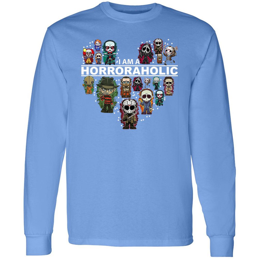 Long Sleeve T-Shirt - QGLPTHFT - Carolina Blue - 12