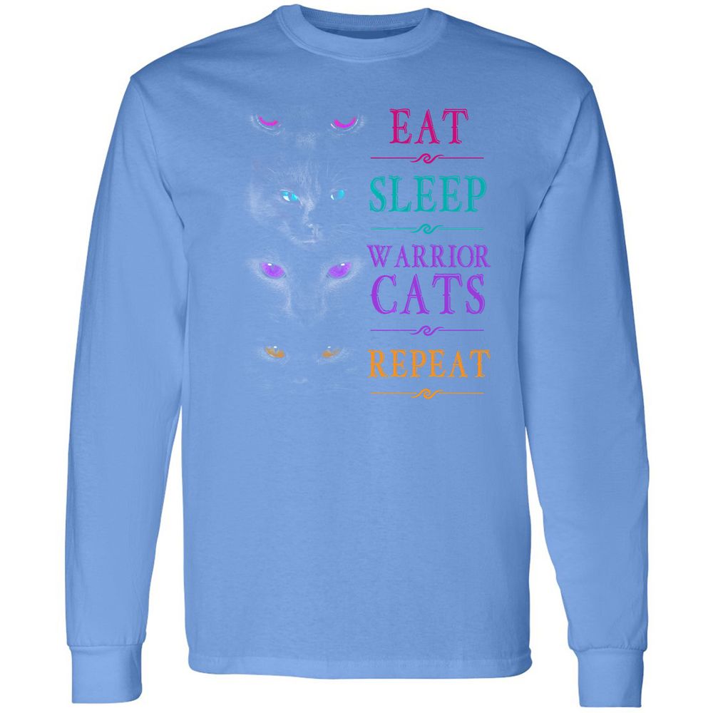 Long Sleeve T-Shirt - MPLKL8JQ - Carolina Blue - 12