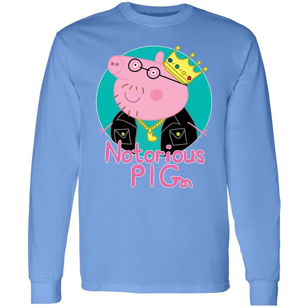 Long Sleeve T-Shirt - U16J6FNL - Carolina Blue - 12