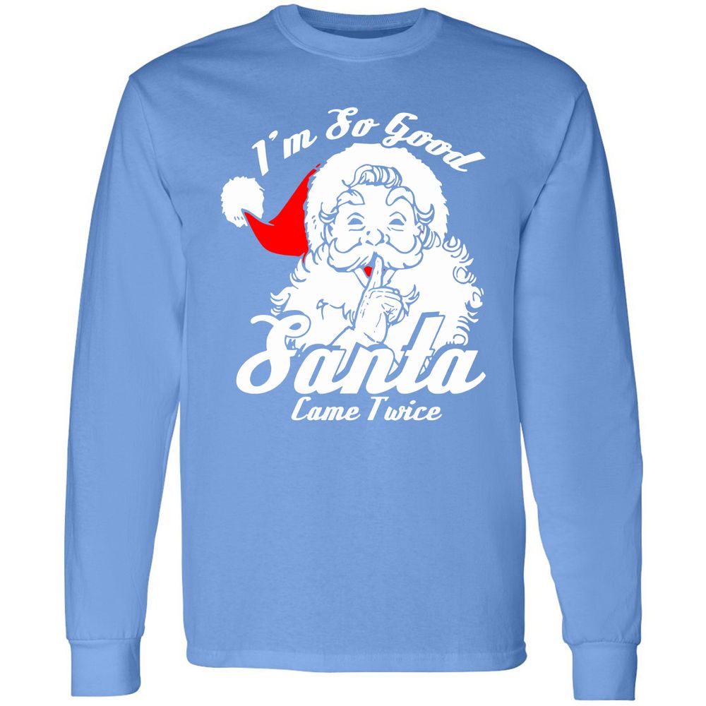 Long Sleeve T-Shirt - V9E4M13Y - Carolina Blue - 12