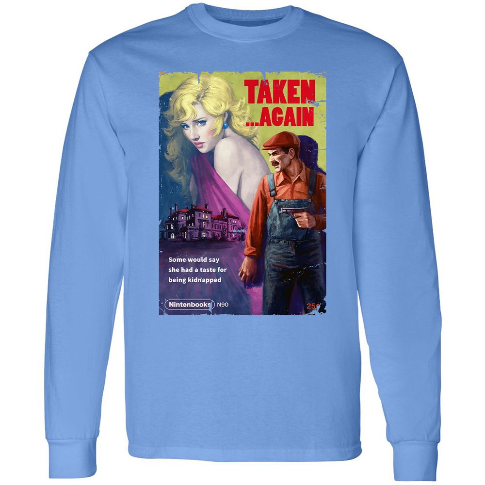 Long Sleeve T-Shirt - 3BU3SF9N - Carolina Blue - 12