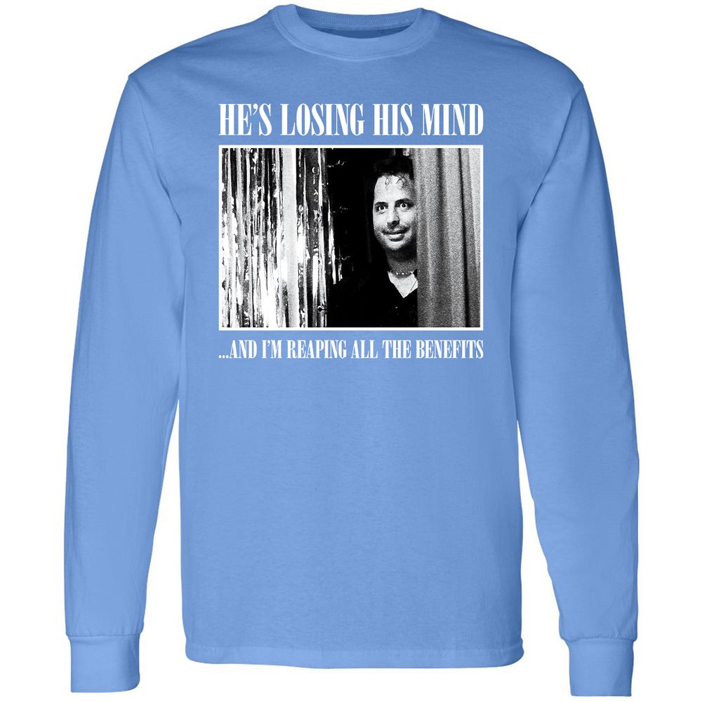 Long Sleeve T-Shirt - WU2B7Z8L - Carolina Blue - 12