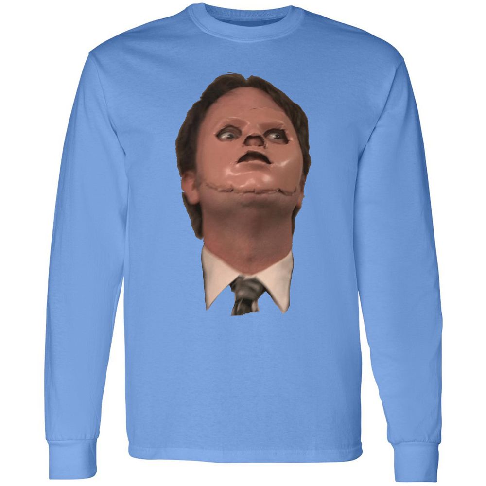 Long Sleeve T-Shirt - QVR9MKYB - Carolina Blue - 12