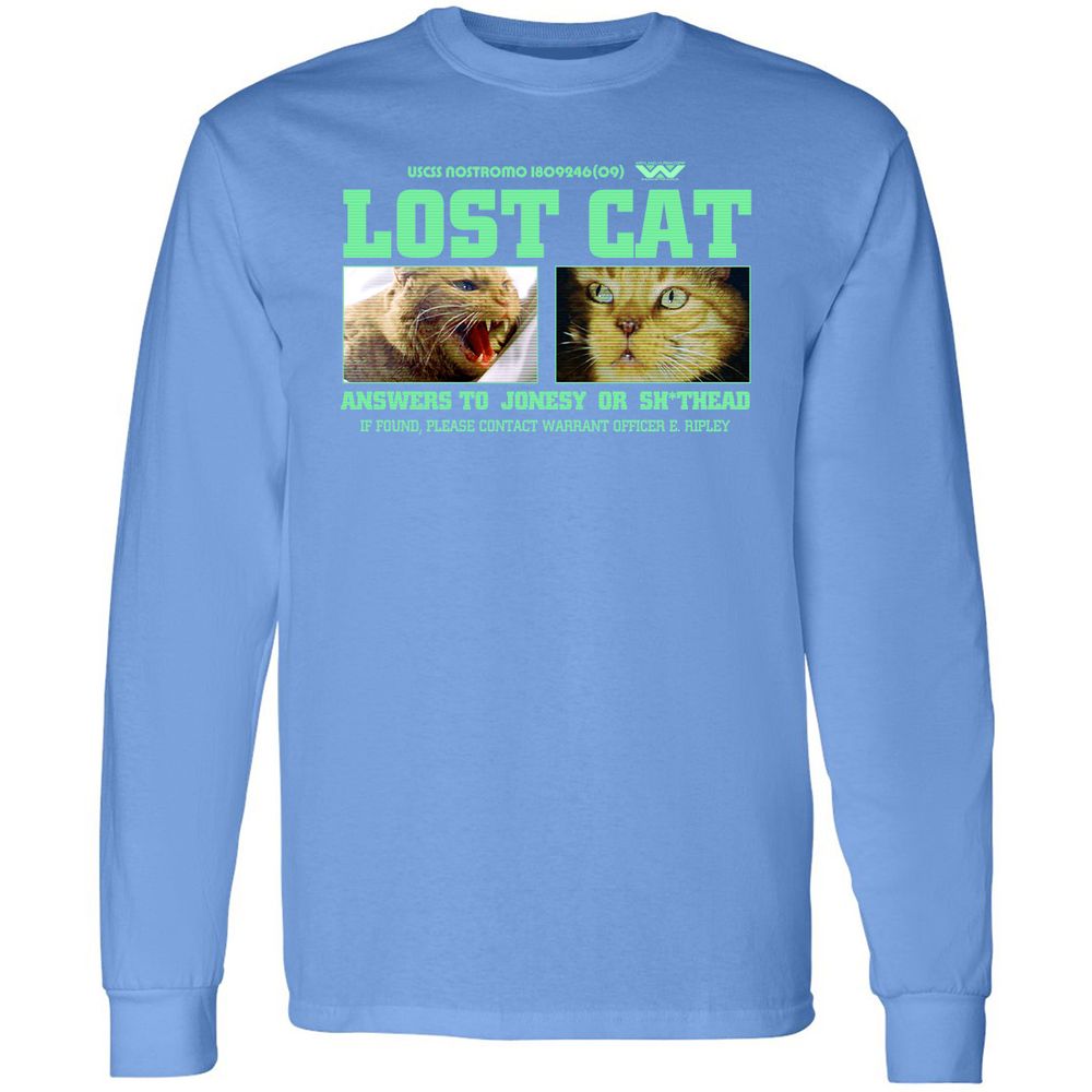 Long Sleeve T-Shirt - LBY2UQNJ - Carolina Blue - 12