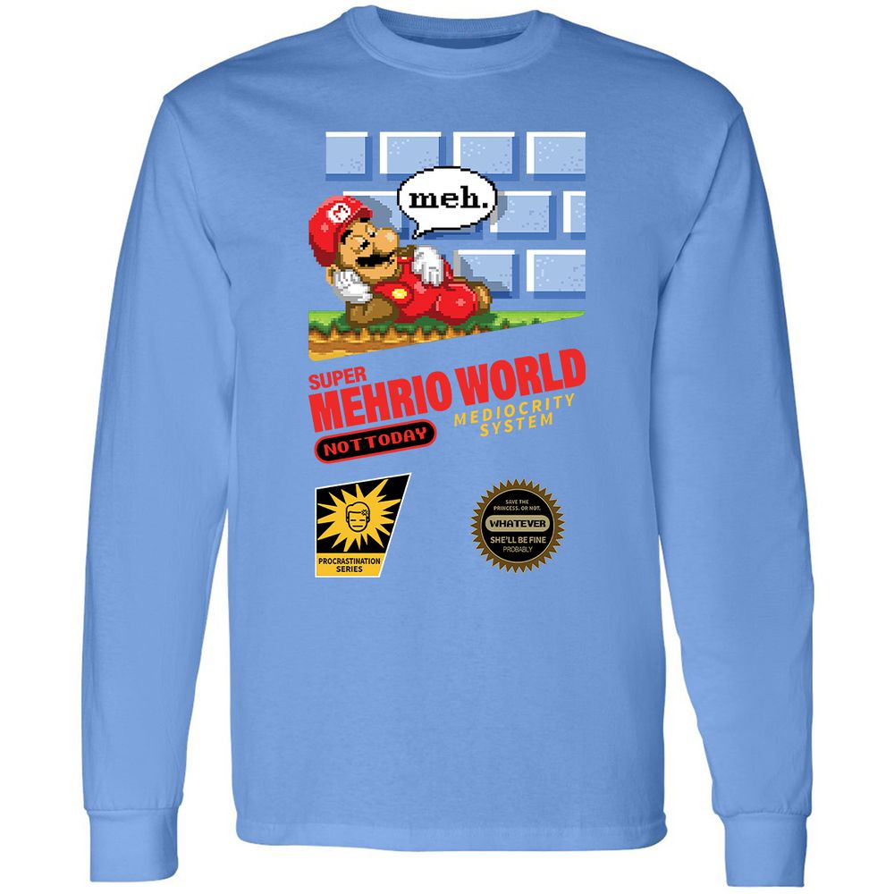 Long Sleeve T-Shirt - UQNTM1SY - Carolina Blue - 12