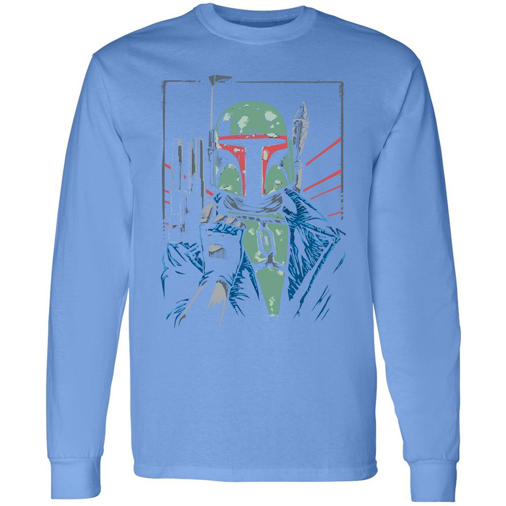 Long Sleeve T-Shirt - GLX7M4C4 - Carolina Blue - 12