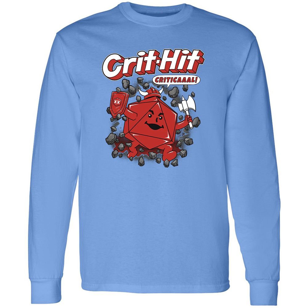 Long Sleeve T-Shirt - B5F6HTBN - Carolina Blue - 12