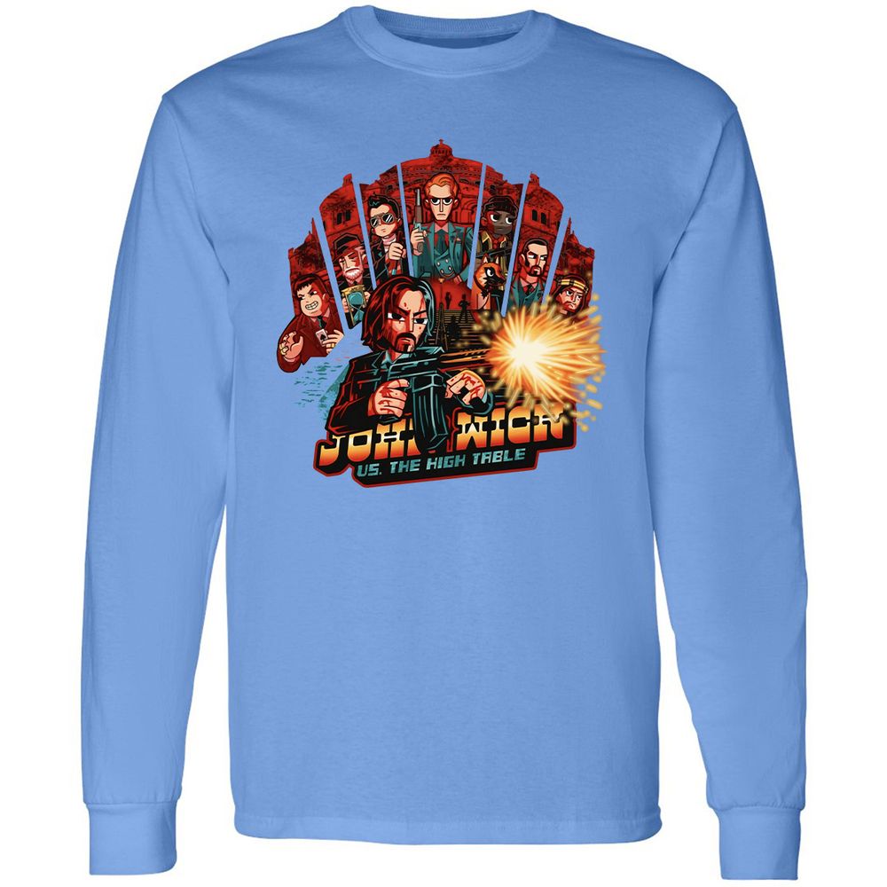 Long Sleeve T-Shirt - TAWQYSTB - Carolina Blue - 12