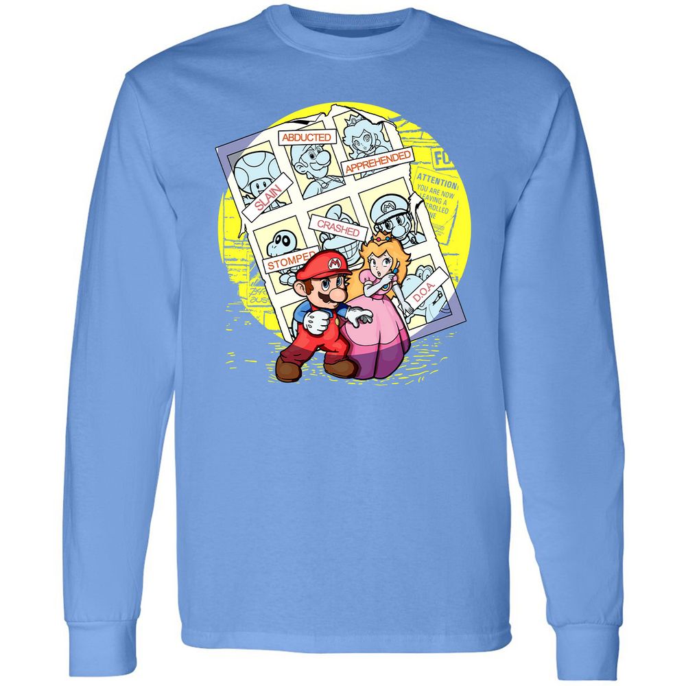 Long Sleeve T-Shirt - HP3GL6XE - Carolina Blue - 12