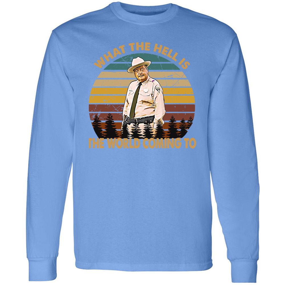 Long Sleeve T-Shirt - V8CB7LC3 - Carolina Blue - 12