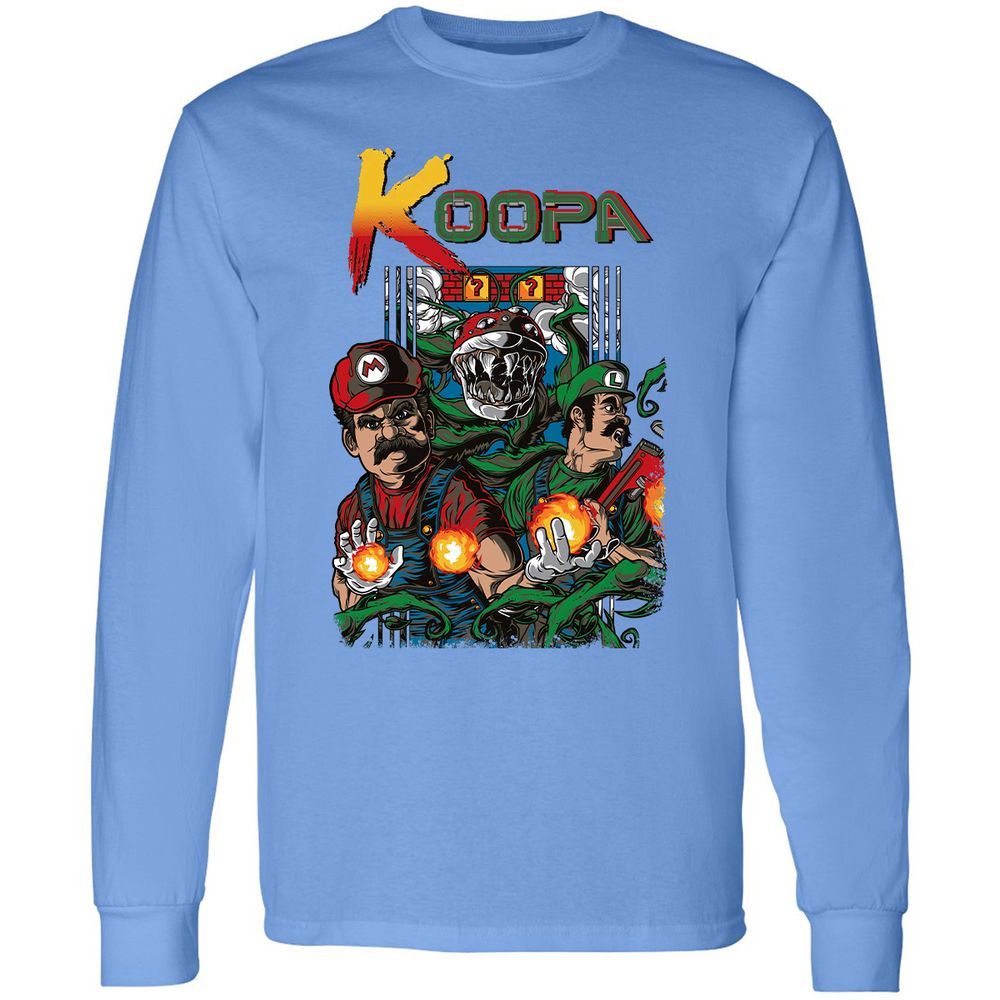 Long Sleeve T-Shirt - 6DQ7UEZJ - Carolina Blue - 12