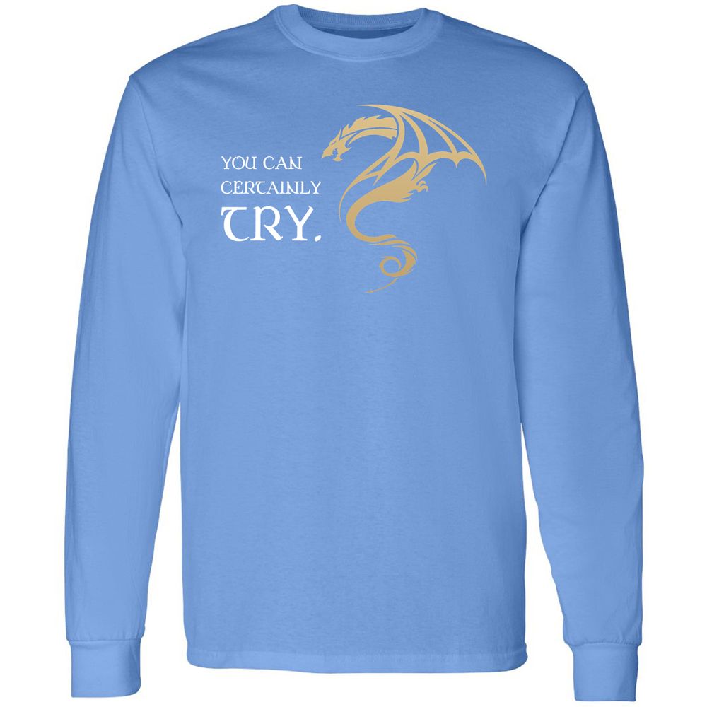 Long Sleeve T-Shirt - 3UUQLZF2 - Carolina Blue - 12