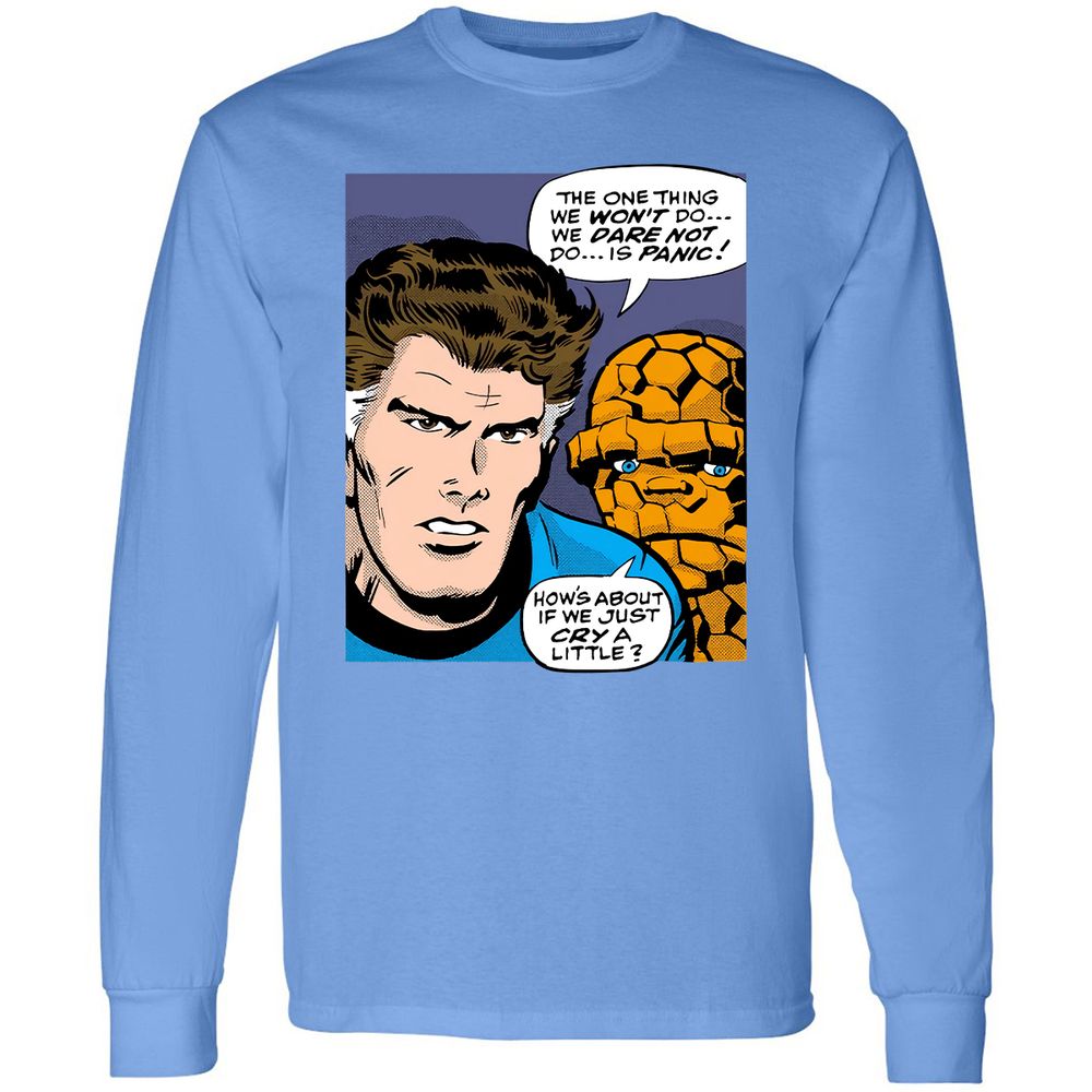 Long Sleeve T-Shirt - G1FV5QY9 - Carolina Blue - 12