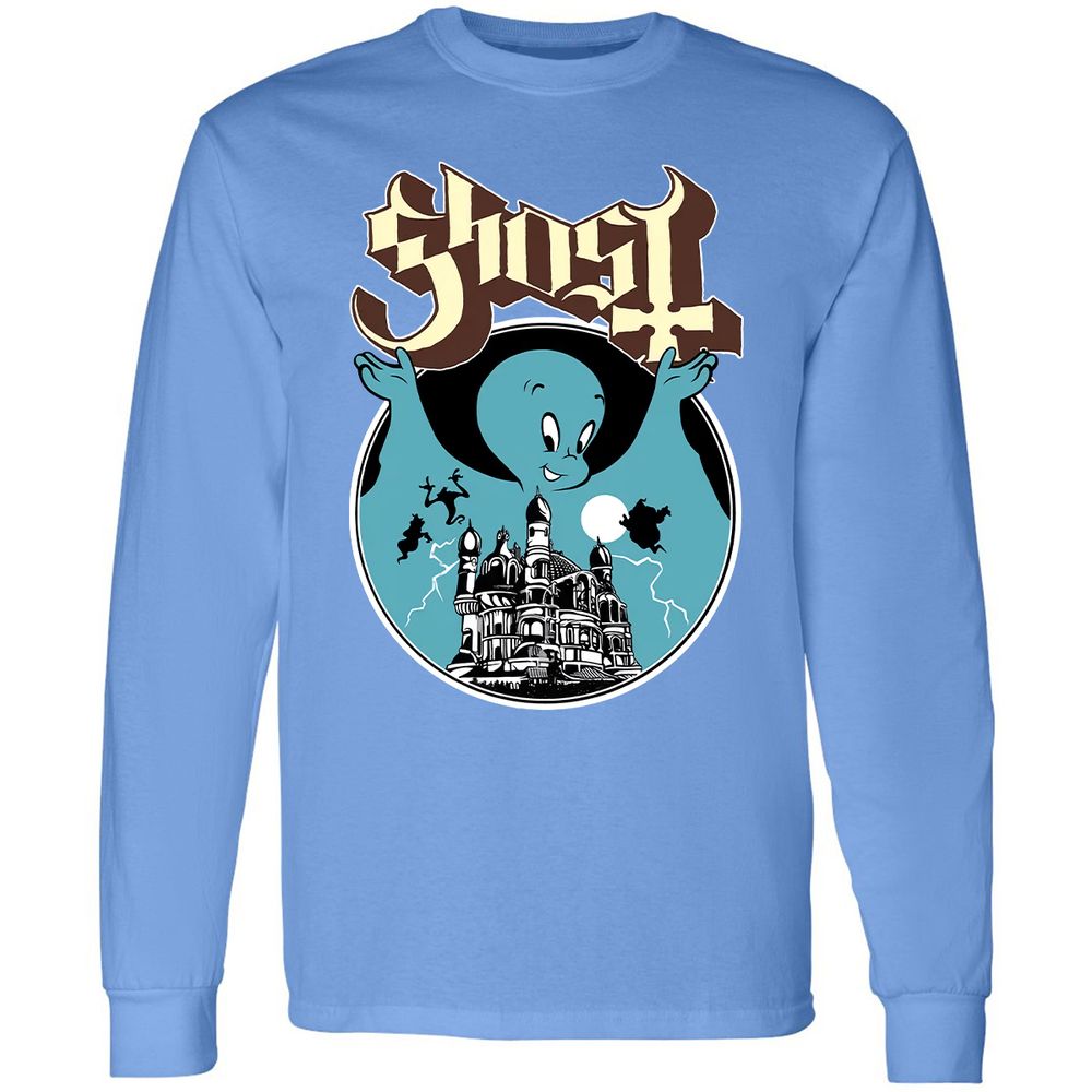 Long Sleeve T-Shirt - RFRHMT34 - Carolina Blue - 12