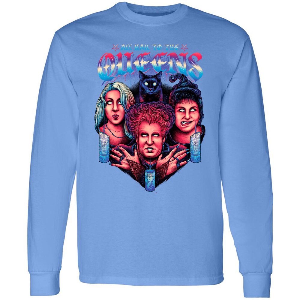 Long Sleeve T-Shirt - 8E3A5TJE - Carolina Blue - 12
