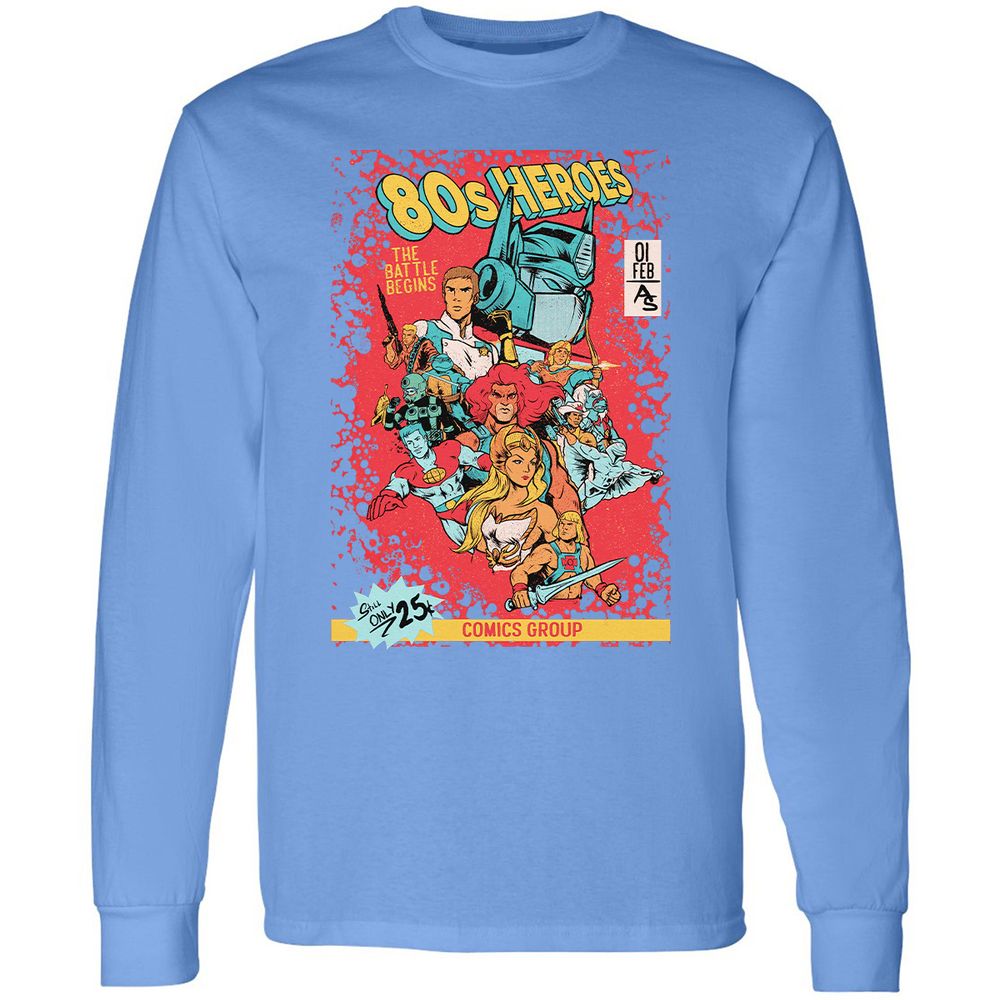 Long Sleeve T-Shirt - 8ZK34V5G - Carolina Blue - 12