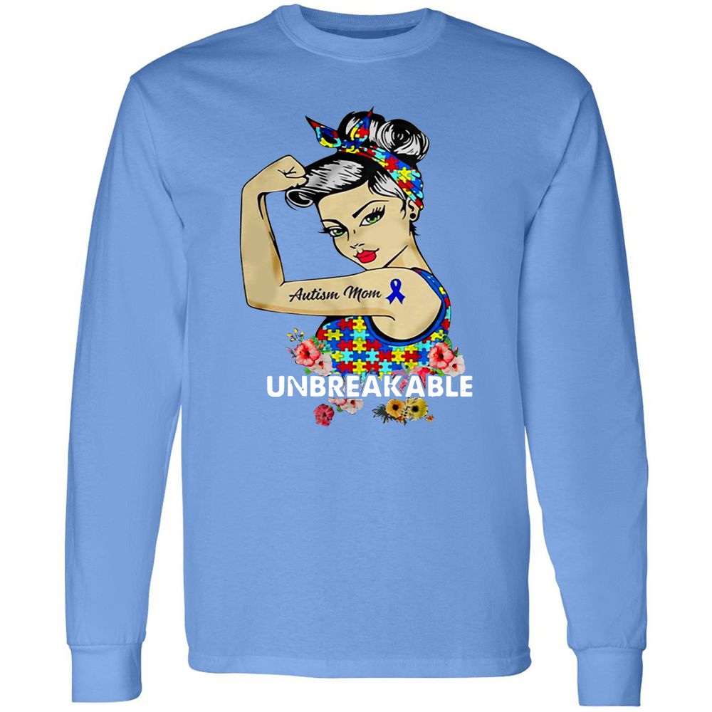 Long Sleeve T-Shirt - LJS94HDX - Carolina Blue - 12