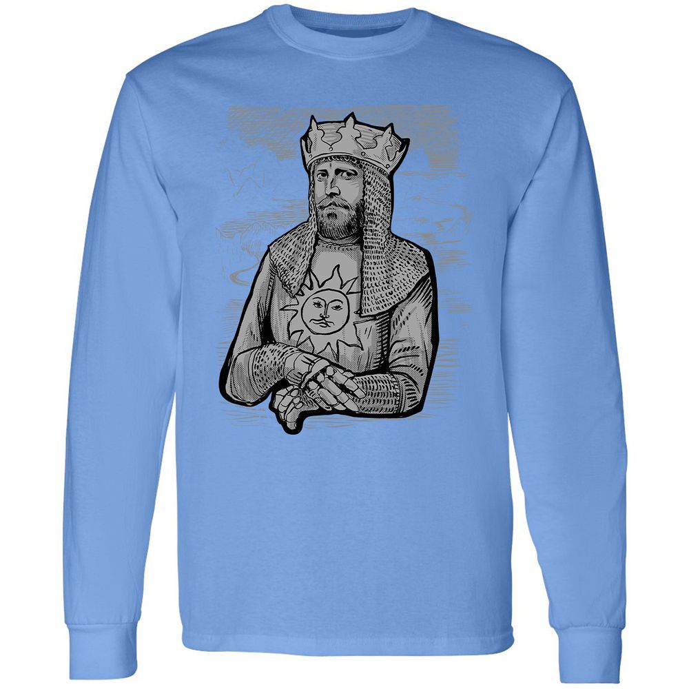 Long Sleeve T-Shirt - A148K4E7 - Carolina Blue - 12
