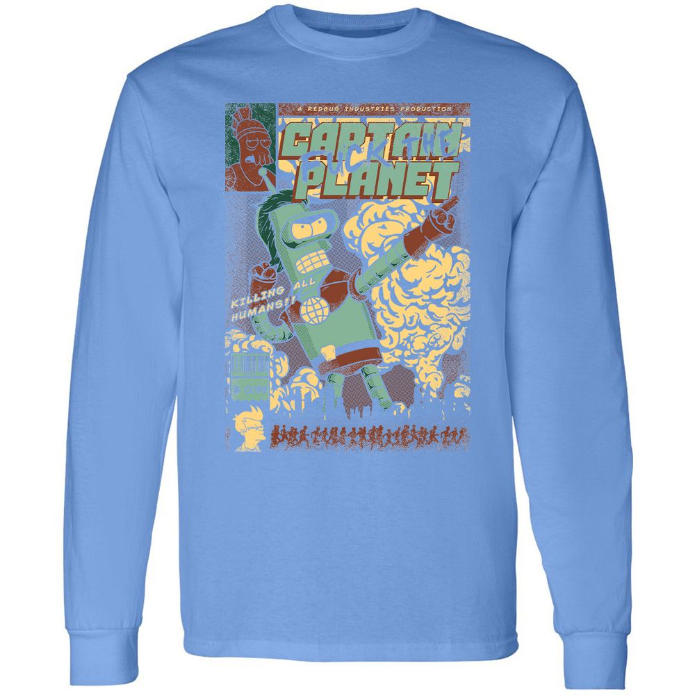 Long Sleeve T-Shirt - NR8S8615 - Carolina Blue - 12