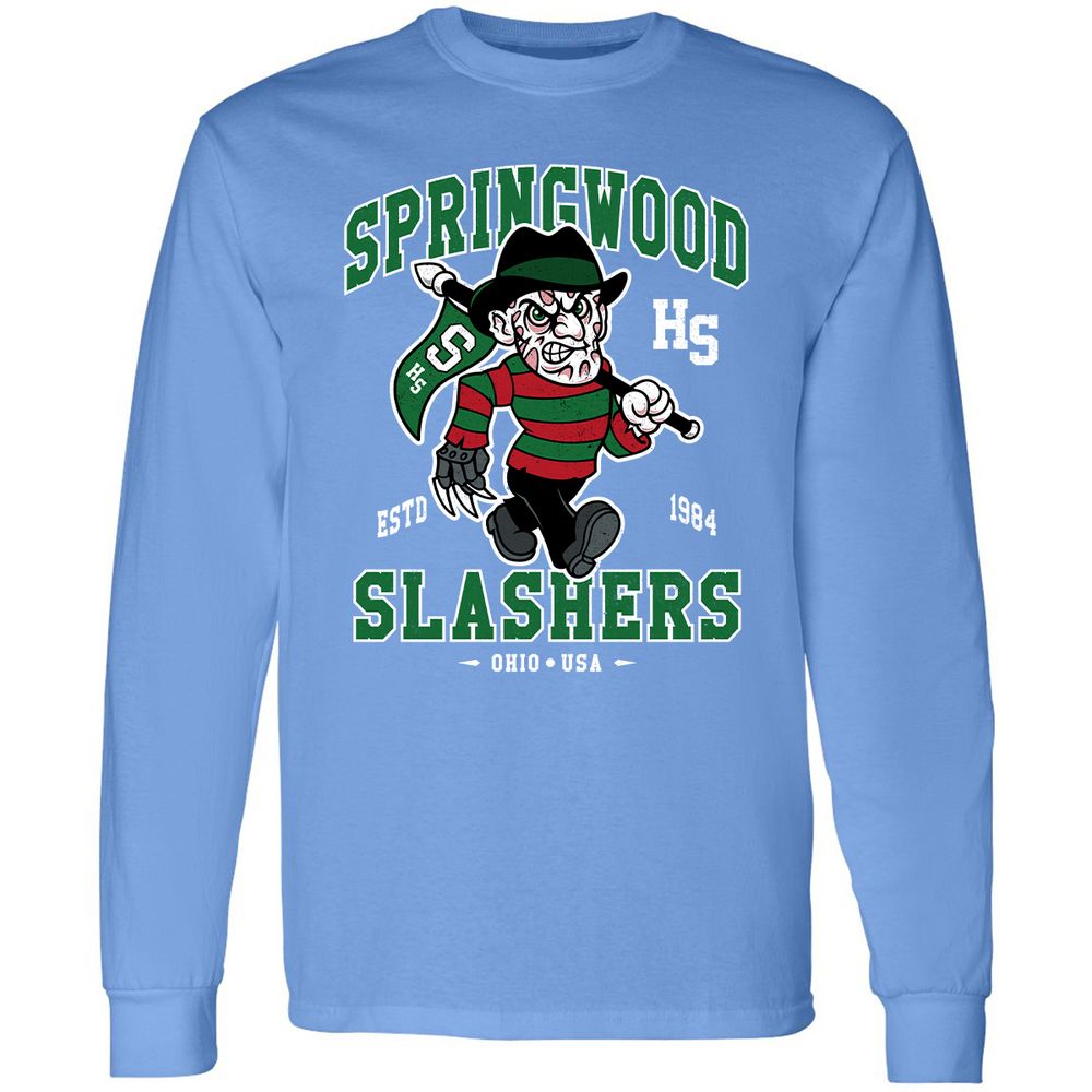 Long Sleeve T-Shirt - NQKVR6YC - Carolina Blue - 12