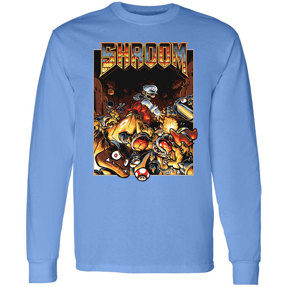 Long Sleeve T-Shirt - 8QCRFE8L - Carolina Blue - 12