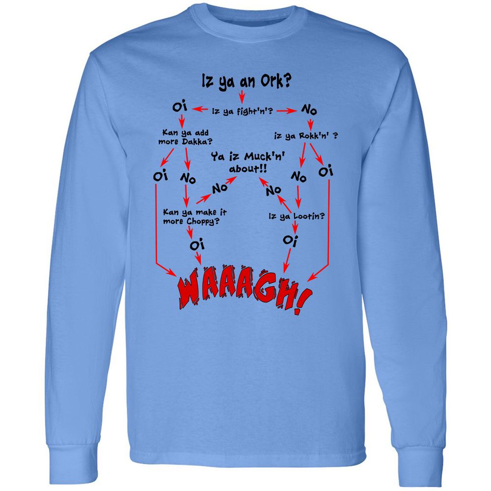 Long Sleeve T-Shirt - 8L7PTCLZ - Carolina Blue - 12