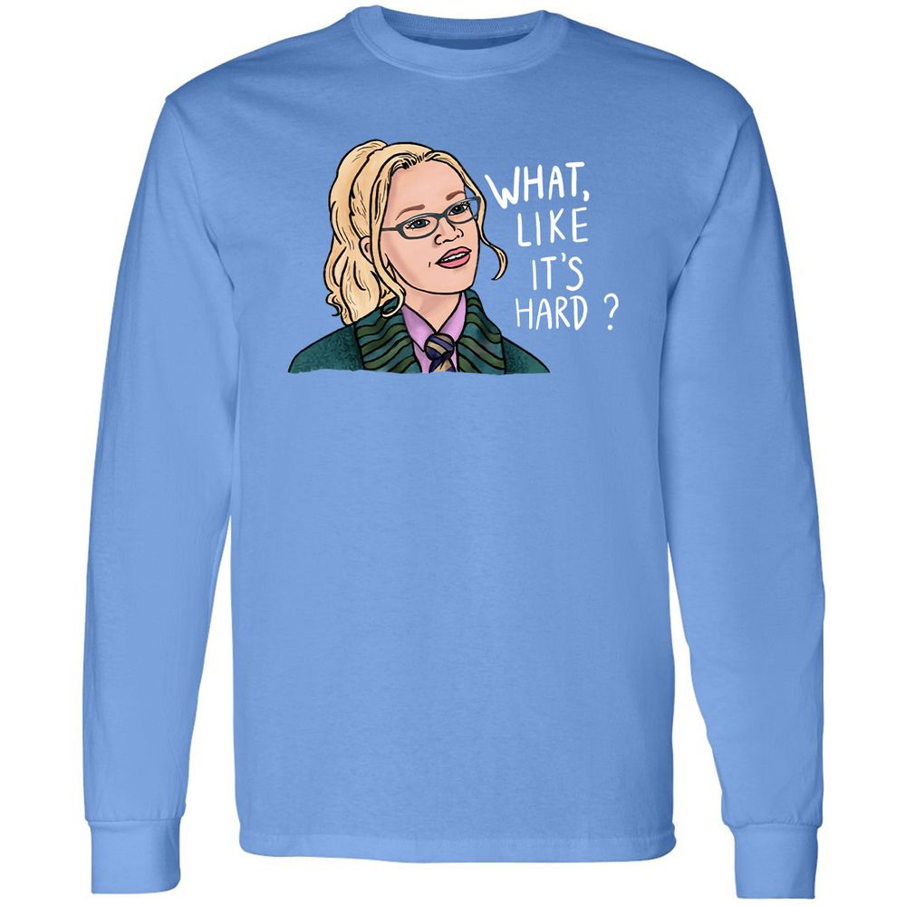 Long Sleeve T-Shirt - E83M73D2 - Carolina Blue - 12