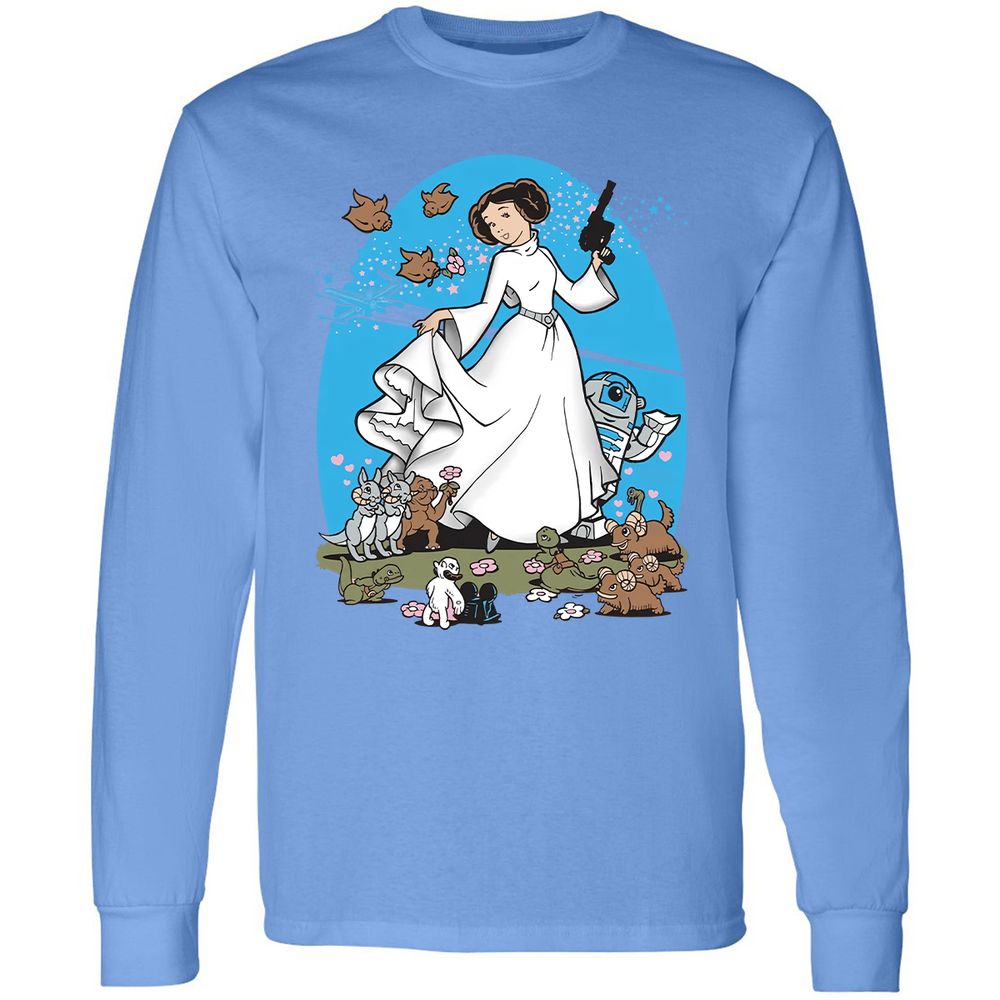 Long Sleeve T-Shirt - J5PMXZYM - Carolina Blue - 12
