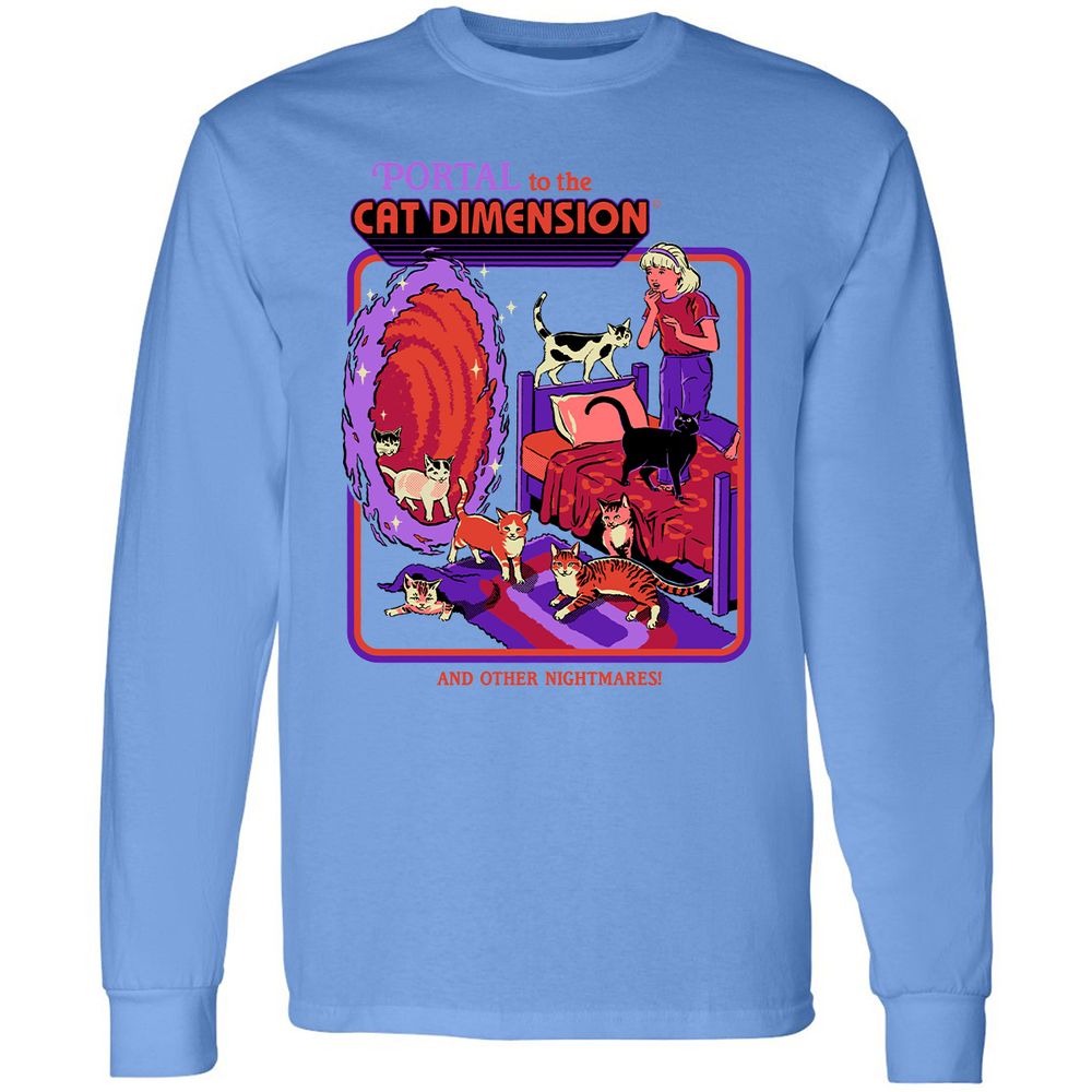 Long Sleeve T-Shirt - XQD4R9AH - Carolina Blue - 12