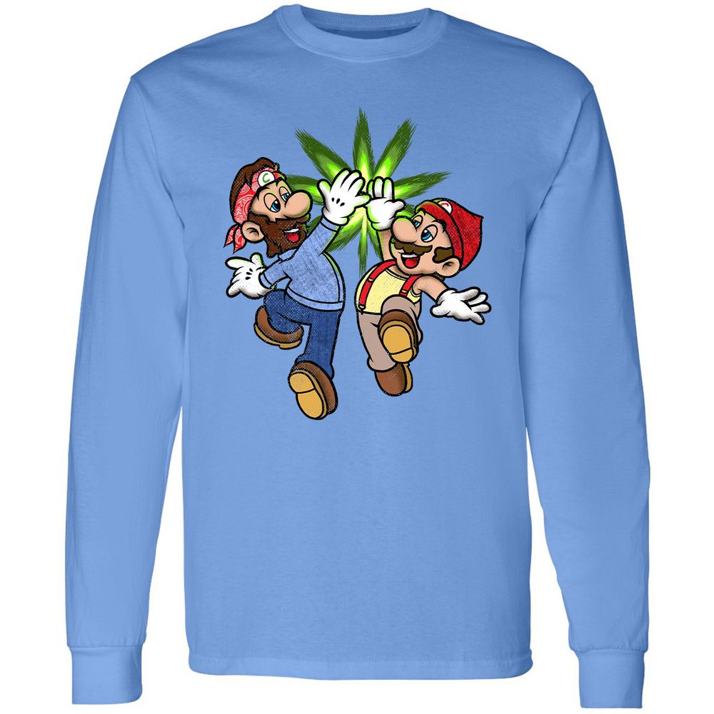 Long Sleeve T-Shirt - DJRV7U4Z - Carolina Blue - 12