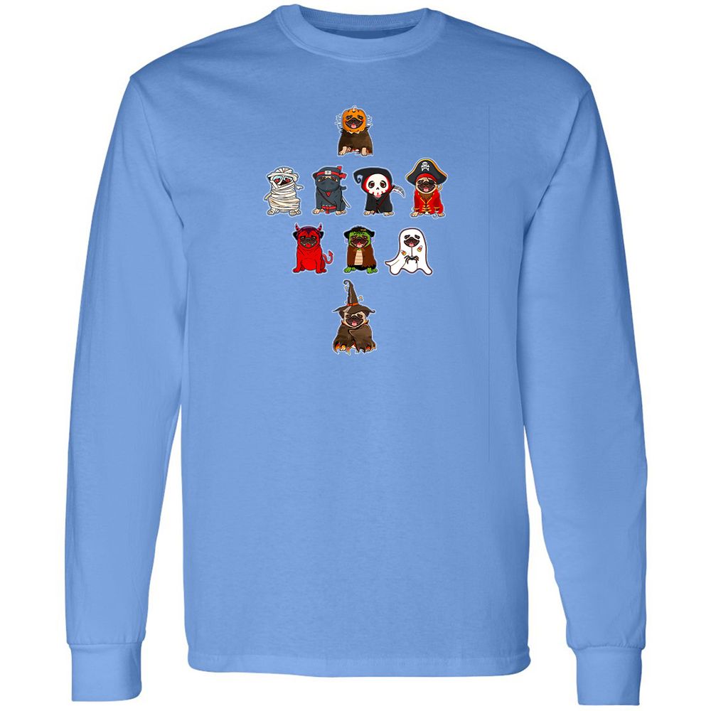 Long Sleeve T-Shirt - CEKJCESK - Carolina Blue - 12