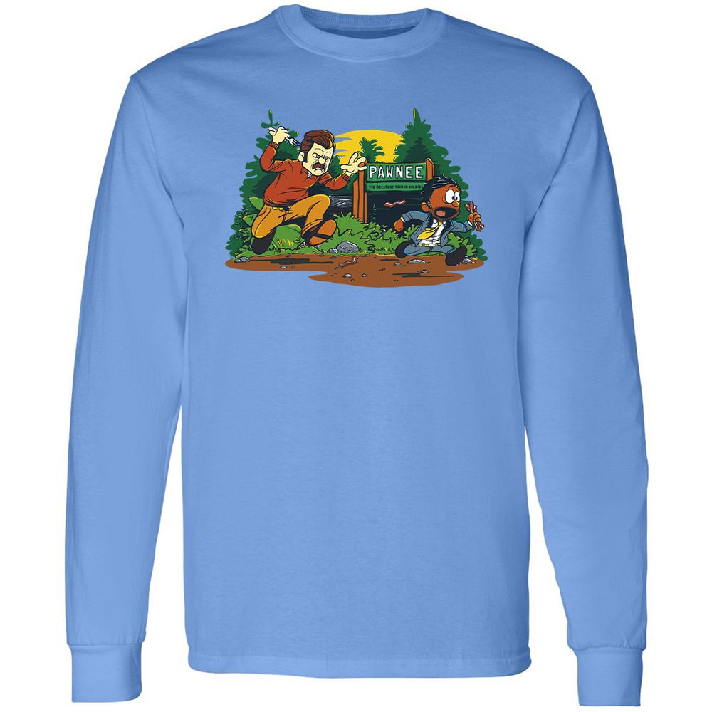 Long Sleeve T-Shirt - KHVZZC1U - Carolina Blue - 12