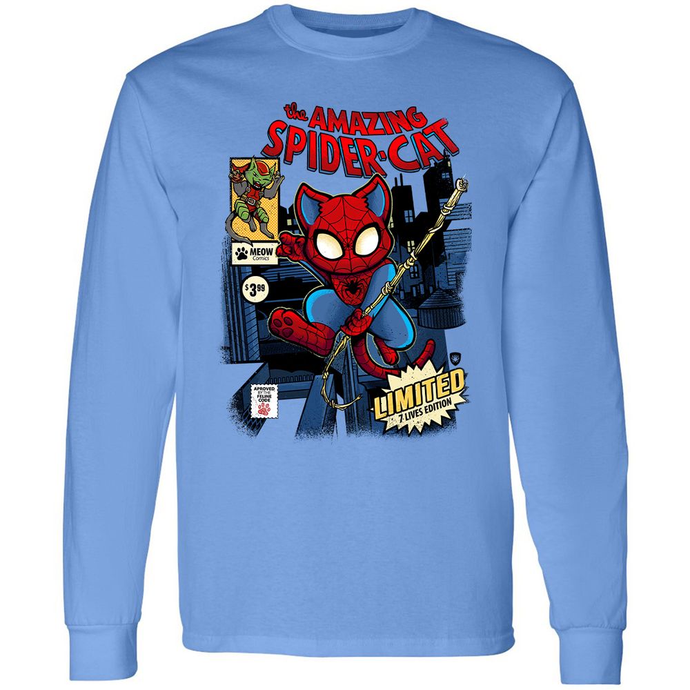 Long Sleeve T-Shirt - YYQ8ZT52 - Carolina Blue - 12