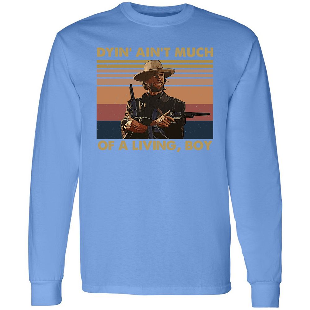 Long Sleeve T-Shirt - ZPZEGYJU - Carolina Blue - 12