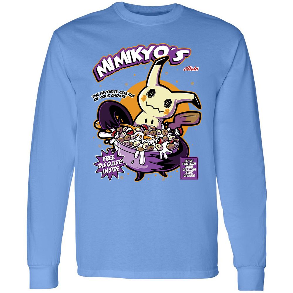 Long Sleeve T-Shirt - RHCYQUJY - Carolina Blue - 12