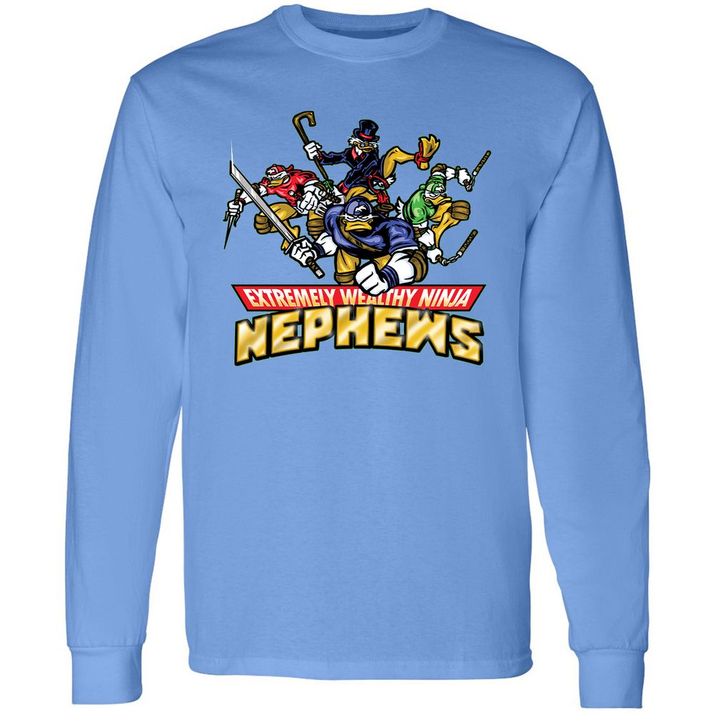 Long Sleeve T-Shirt - RX59QF3A - Carolina Blue - 12