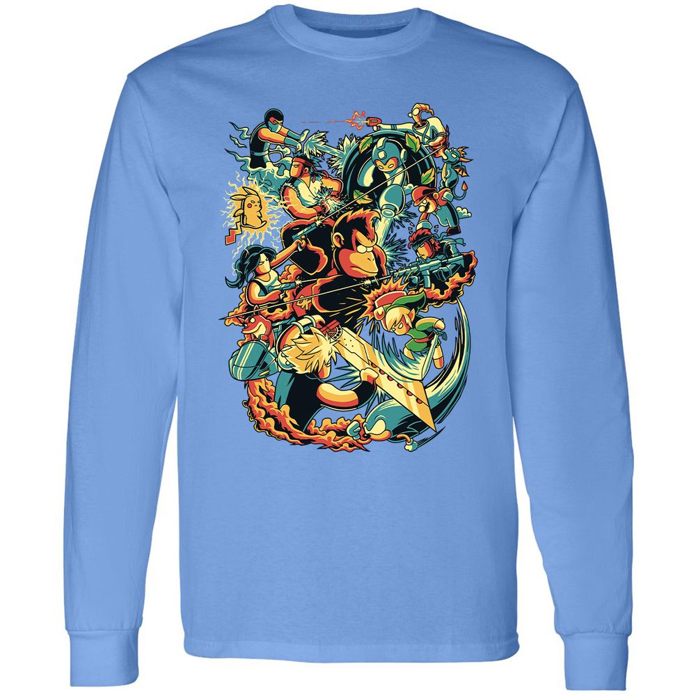 Long Sleeve T-Shirt - QUL1BU37 - Carolina Blue - 12